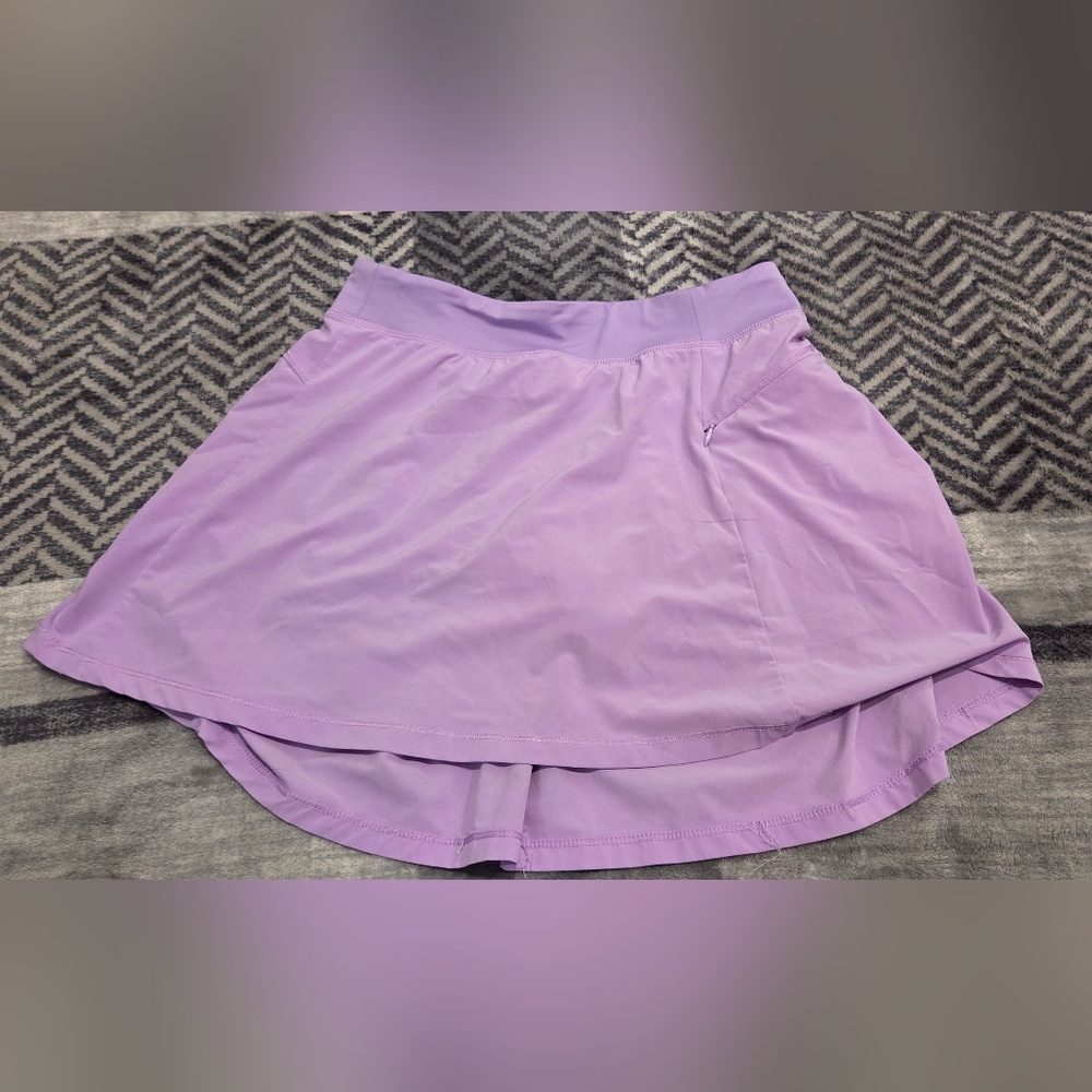 All in Motion Girl's High Low Skirt in Lavender